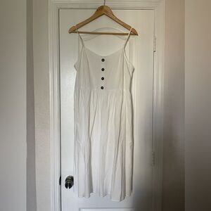 J For Justify White Midi Dress